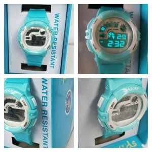 Kids Sharp Digital Sports Light Up Watch